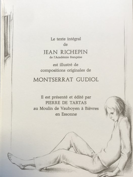 Jean Richepin / Montserrat Gudiol - La Chanson des Gueux - 1978