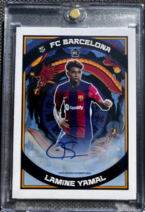 2023/24 - Topps - FC Barcelona - Lamine Yamal - #CZ-LY Autograph - Rookie - 1 Card