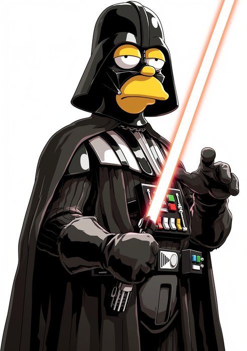 I_KONIQ (1969) - HOMER VADER STAR WARS - ex 2/10