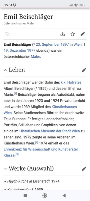 Emil Beischläger (1897-1977) in Meisterlicher Manier - Tischstillleben