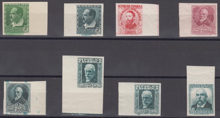 Spanien 1932 - Set fra serien Characters and Monuments.