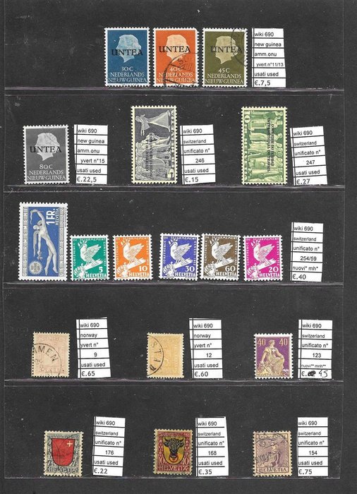 verden 1850/1950 - Samling af klassiske verdenslande stemplet og MH* +MNH** kat 3014 - yvert  scott sassone