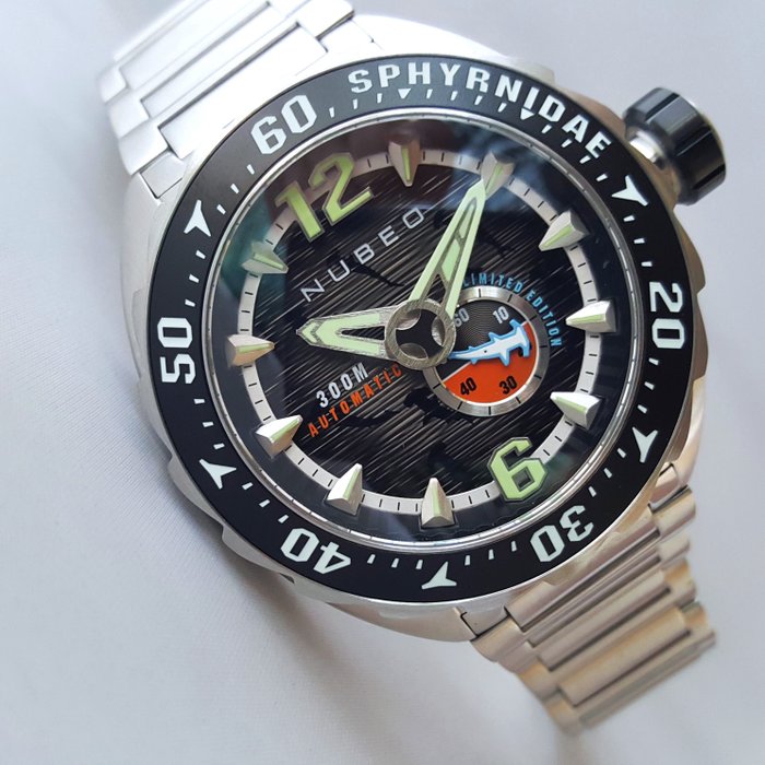 Nubeo - SPHYRNIDAE - Automatic - Limited Edition * 1 -50 * - Swiss Newlite - Ingen mindstepris - Mænd - Ny