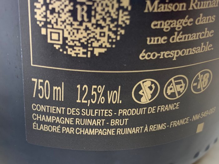 Ruinart, Brut - Champagne Brut - 6 Flasker (0,75 L)