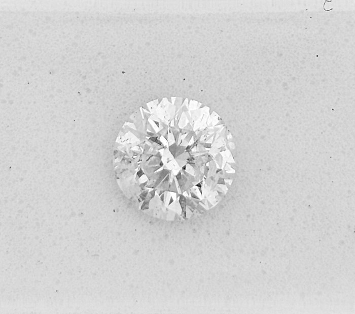 1 pcs Diamant  (Natur)  - 1.00 ct - Rund - F - I1 - Gemewizard Gemological Laboratory (GWLab)