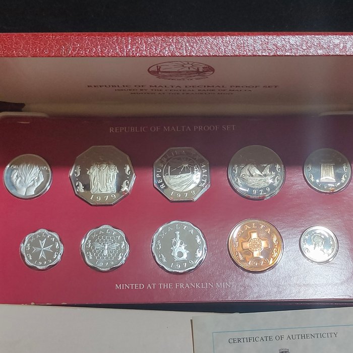 Malta. Proof Set 1979  (Ingen mindstepris)