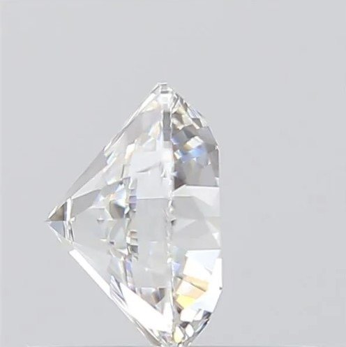 1 pcs Diamant  (Natur)  - 0.50 ct - Rund - D (farveløs) - VVS2 - Gemological Institute of America (GIA)