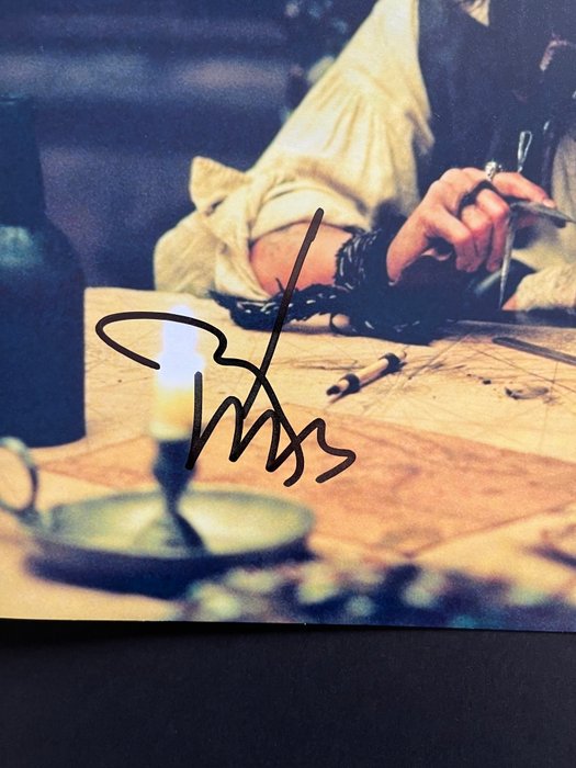 Pirates of the Caribbean: Dead Man’s Chest, Johnny Depp (Captain Jack Sparrow) - Signed in Person - with PSA/DNA Certificate - Autograph, photo - No Reserve!