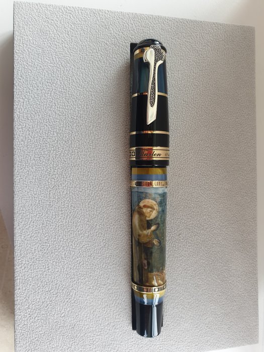 Marlen - San Francesco - Edizione limitata di 188 esemplari - Resina, porcellana, argento e bronzo - Rollerpen