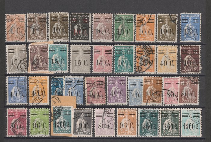 Portugal 1928/1928 - Serie Completa Ceres Com Sobretaxa Usado