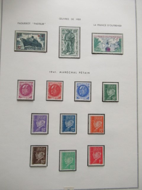 Frankrig 1940/1972 - Komplet samling