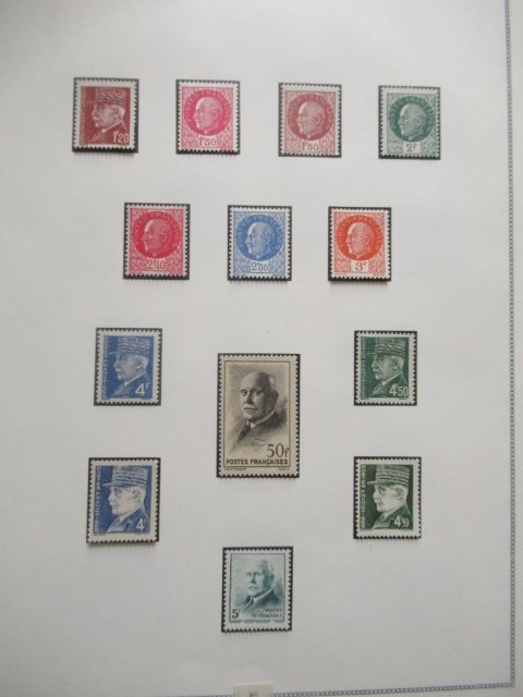 Frankrig 1940/1972 - Komplet samling