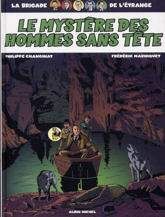 Marniquet Frédéric - 1 Original page - La Brigade de l'étrange T3 - Le Mystère des hommes sans tête - 2006