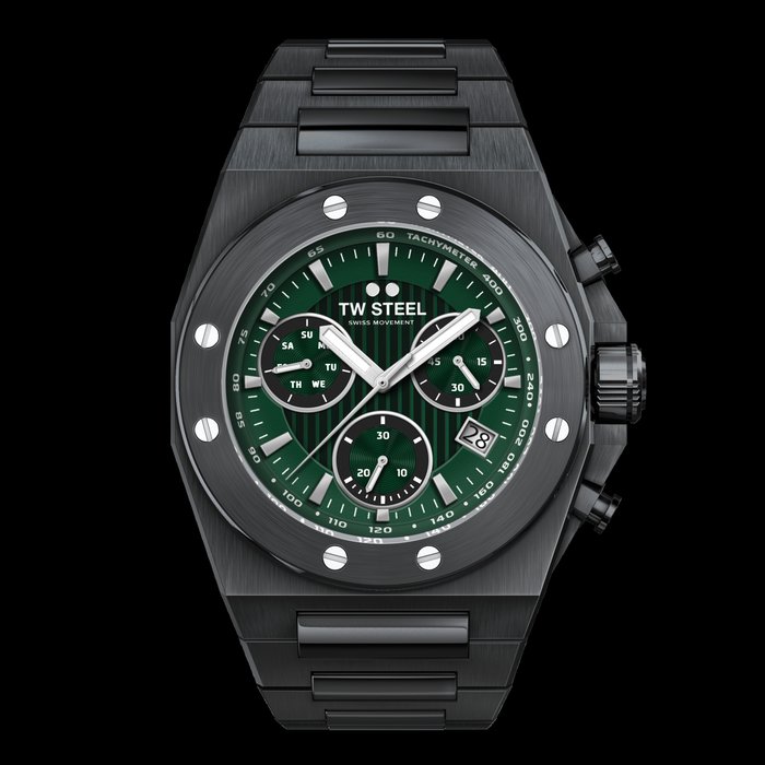 TW Steel - CE4081 - Mænd - CEO Tech Collection Green Watch - Splinterny