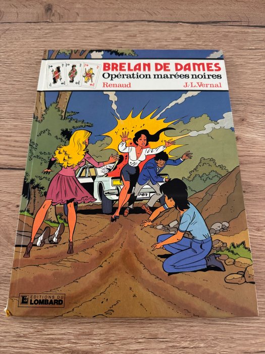 Brelan de dames T1 - Opération marées noires + dédicace - C - 1 Album - Første udgave - 1983