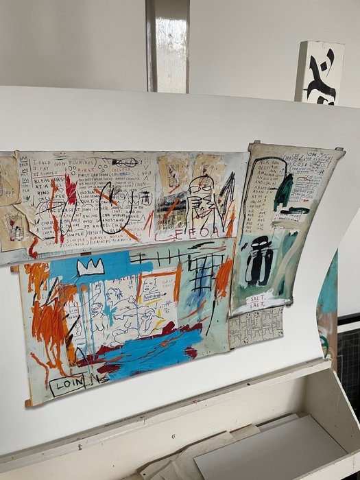 Jean-Michel Basquiat - (1960-1988), Piscine Versus the Best Hotels, 1982, Licensed by Artestar NY, Published by KingMcGaw,