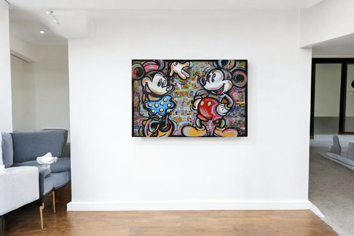 Antonella Castrovillari - Mickey mouse  Minnie - Pop Art Love