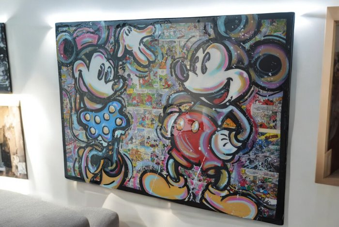 Antonella Castrovillari - Mickey mouse  Minnie - Pop Art Love