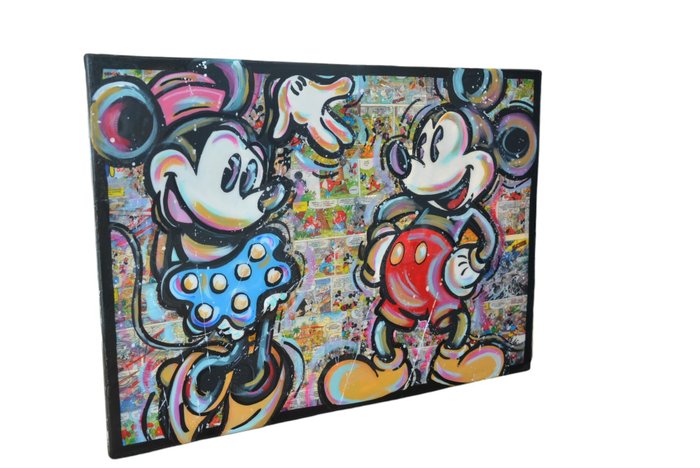 Antonella Castrovillari - Mickey mouse  Minnie - Pop Art Love