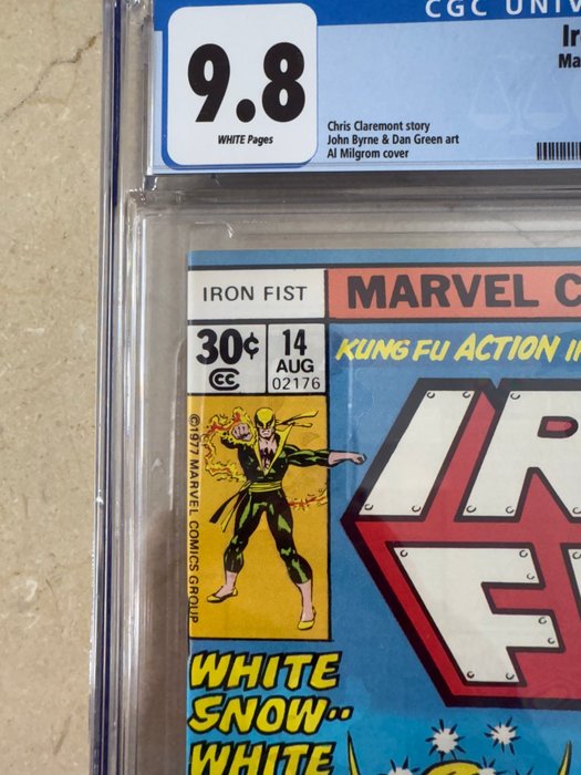 Iron Fist #14 - 1st of Sabretooth - 1 Graded comic - Første udgave - 1977 - CGC 9.8