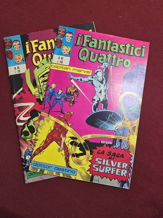 I Fantastici Quattro n 45-46 - originali - 2 Comic - Første udgave