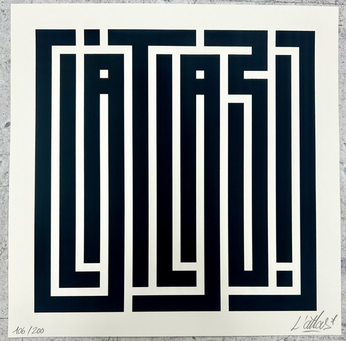 L'ATLAS (1978) - Main Logo noir