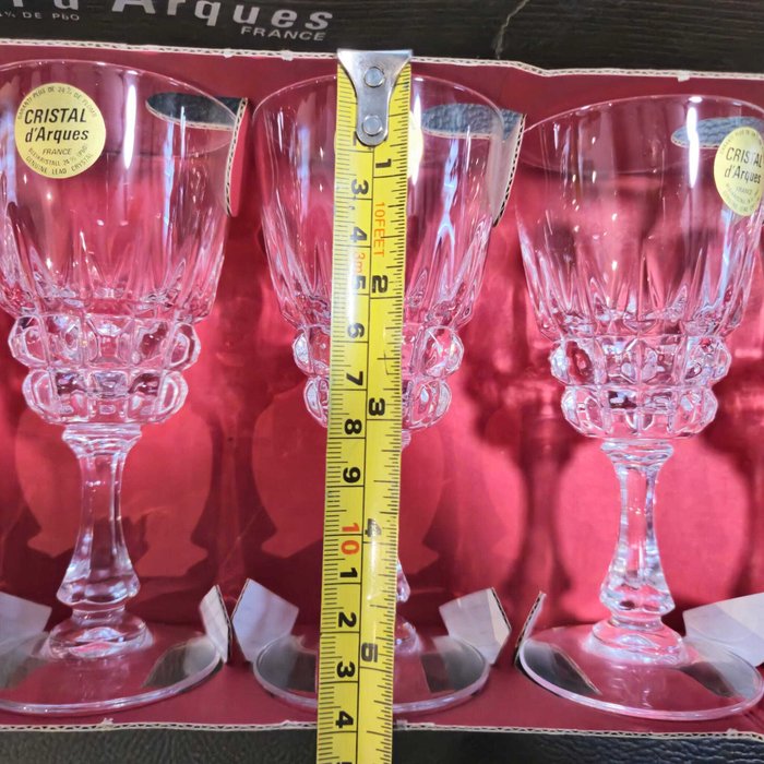 Cristal d'Arques - Champagneglas (12) - Krystal - Glasstørrelse M 12cl