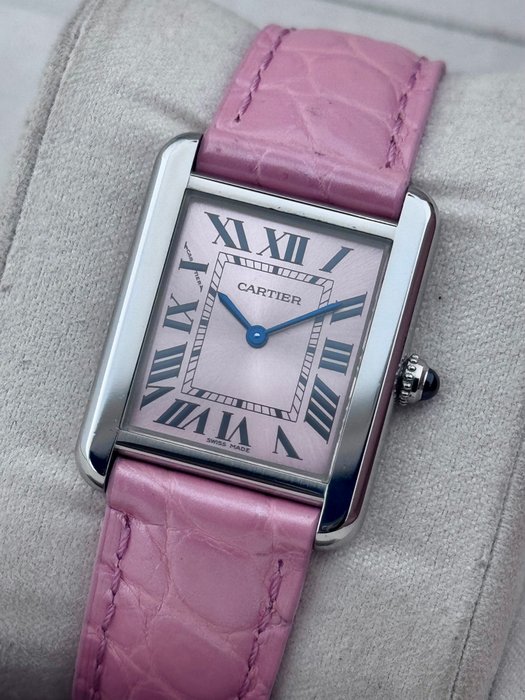 Cartier - Tank Solo Pink - - 3170 - Kvinder - 2011-nu