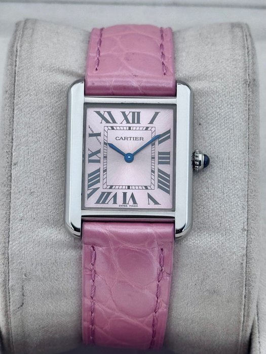 Cartier - Tank Solo Pink - - 3170 - Kvinder - 2011-nu