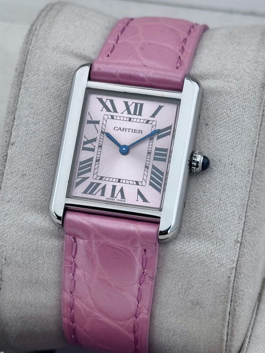 Cartier - Tank Solo Pink - - 3170 - Kvinder - 2011-nu