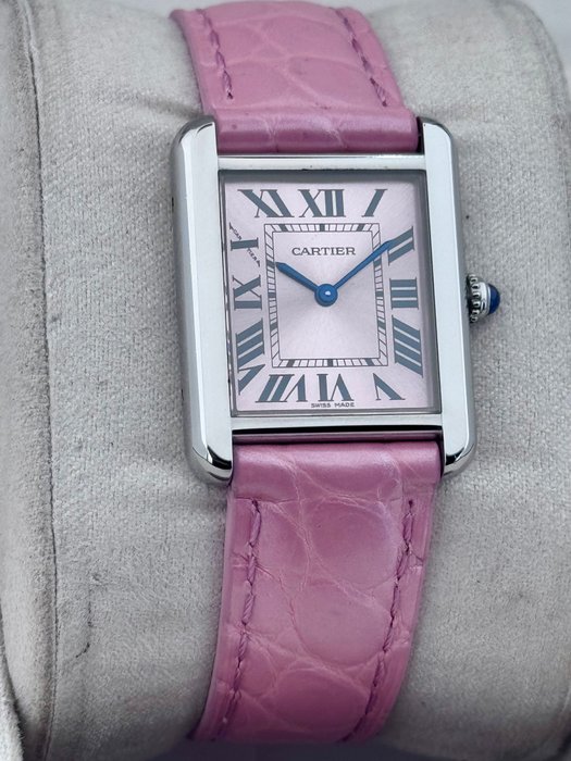 Cartier - Tank Solo Pink - - 3170 - Kvinder - 2011-nu