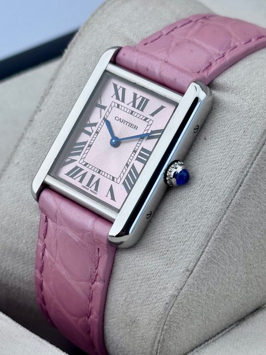 Cartier - Tank Solo Pink - - 3170 - Kvinder - 2011-nu