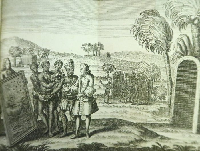 Baron de Lahontan - Suite du voyage de l'Amérique ou dialogues de (.) Lahontan et d'un sauvage de l'Amérique - 1728