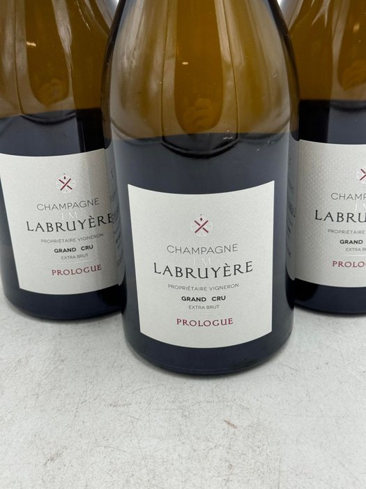 J.M. Labruyère Prologue, Extra-Brut - Champagne Grand Cru - 3 Flasker (0,75 L)