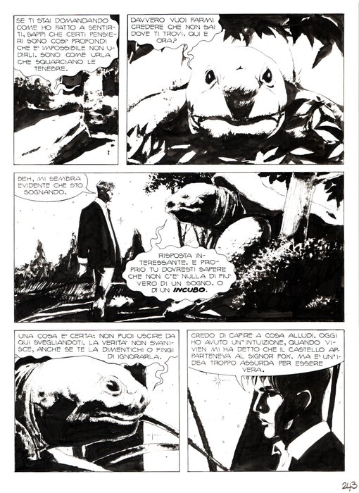 Roi Corrado - 1 Original page - Dylan Dog Maxi #14 - "Gita fuori porta" - 2001