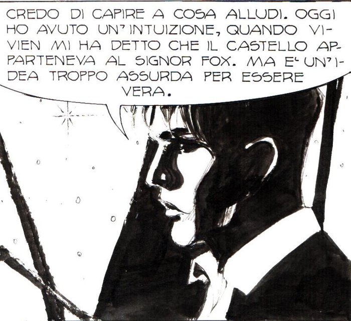 Roi Corrado - 1 Original page - Dylan Dog Maxi #14 - "Gita fuori porta" - 2001