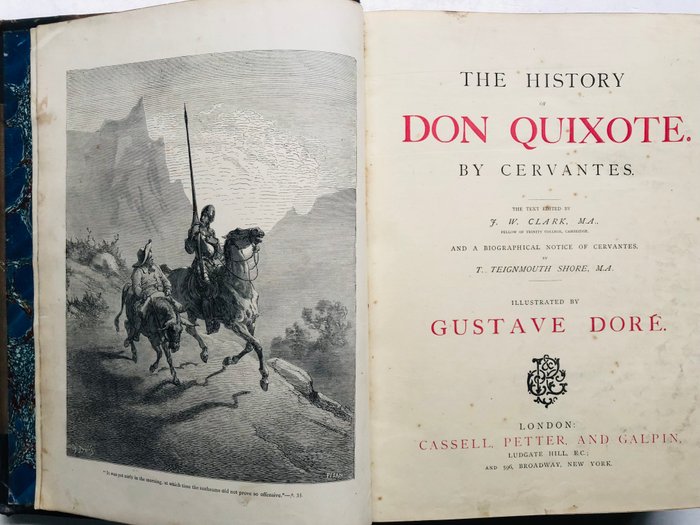 By Cervantes - The History of Don Quixote. - 1870