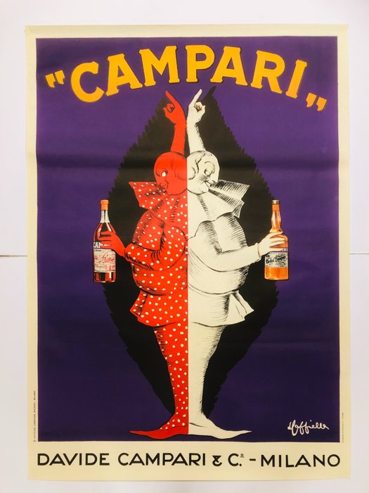 Leonetto Cappiello - CAMPARI - Davide Campari  C - Milano - 1950‹erne