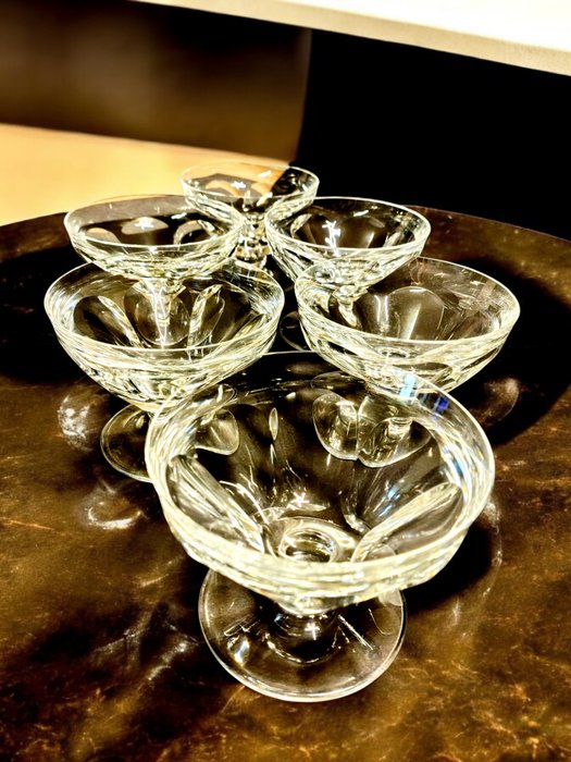 Baccarat - Champagneglas (6) - Talleyrand omkring 1933 - Krystal glas