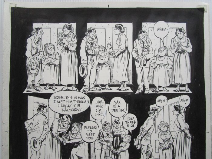 Eisner Will - 1 Original page - To the heart of the storm - 1991