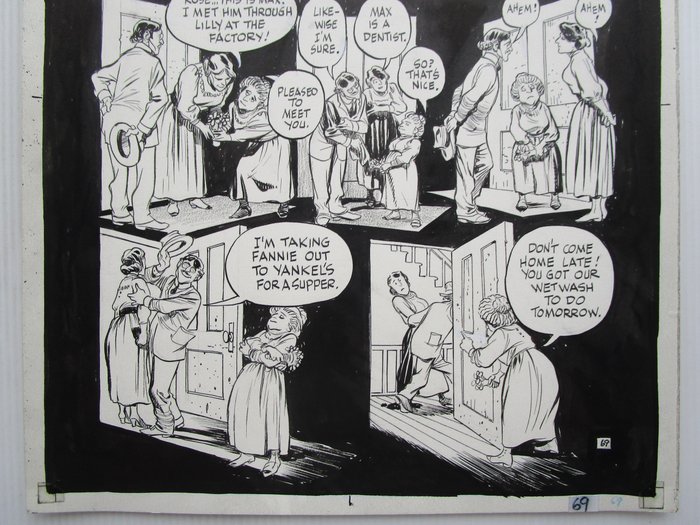 Eisner Will - 1 Original page - To the heart of the storm - 1991