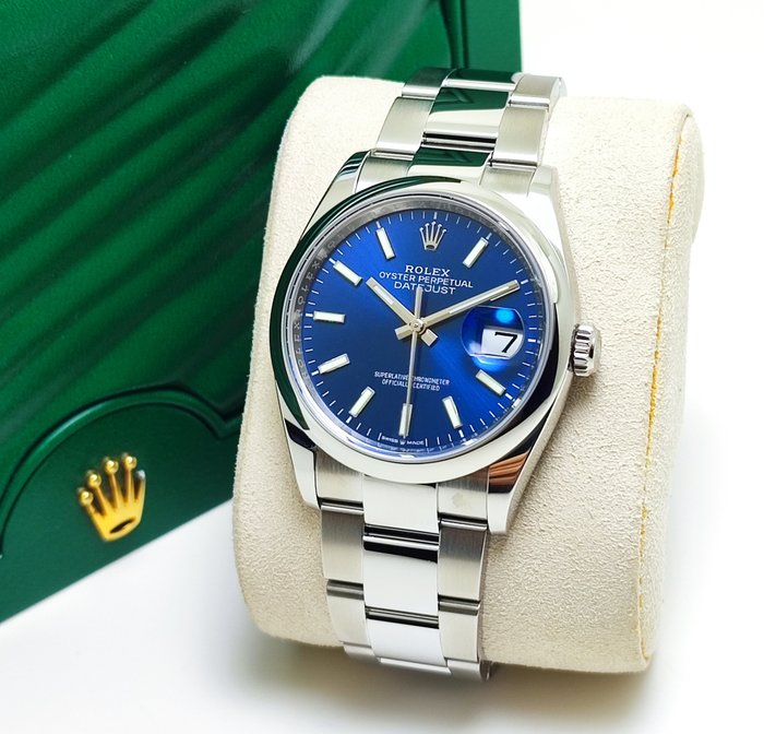 Rolex - Oyster Perpetual Datejust 36 - Blue Dial - 126200 - Mænd - 2020+