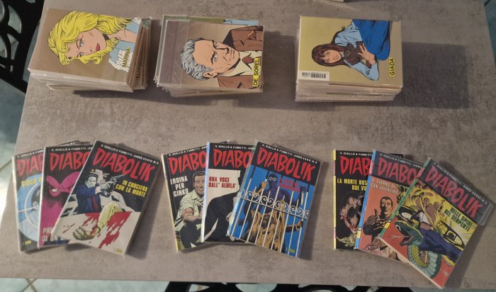 Diabolik nn 1/12 - nn 1/12 - nn 1/12 - complete - anno XXXIV - XXXV - XXXVI - 36 Comic - Første udgave