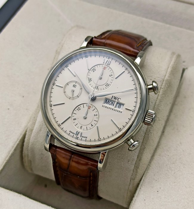 IWC - Portofino Chronograph Automatic - Ingen mindstepris - IW391007 - Mænd - 2011-nu