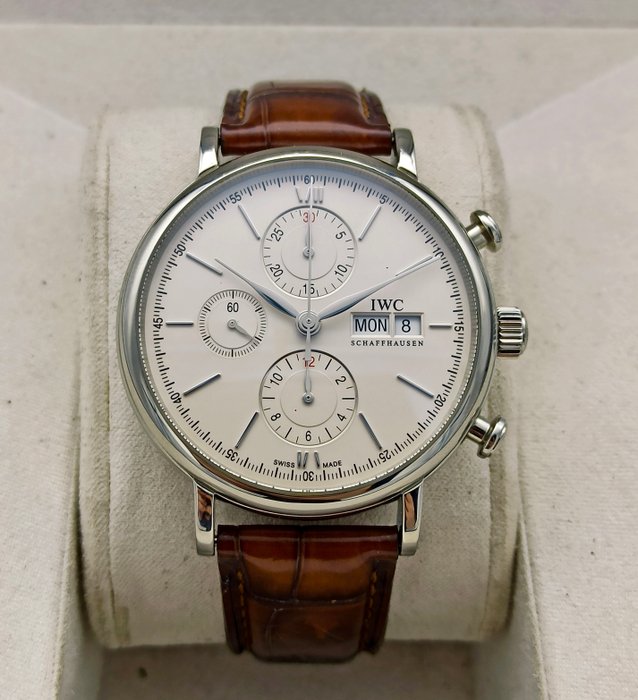 IWC - Portofino Chronograph Automatic - Ingen mindstepris - IW391007 - Mænd - 2011-nu