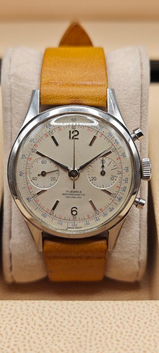 Anonimo - Landeron 248 Cal. Chronograph Steel Case - Ingen mindstepris - 1006-9 - Mænd - 1960-1969