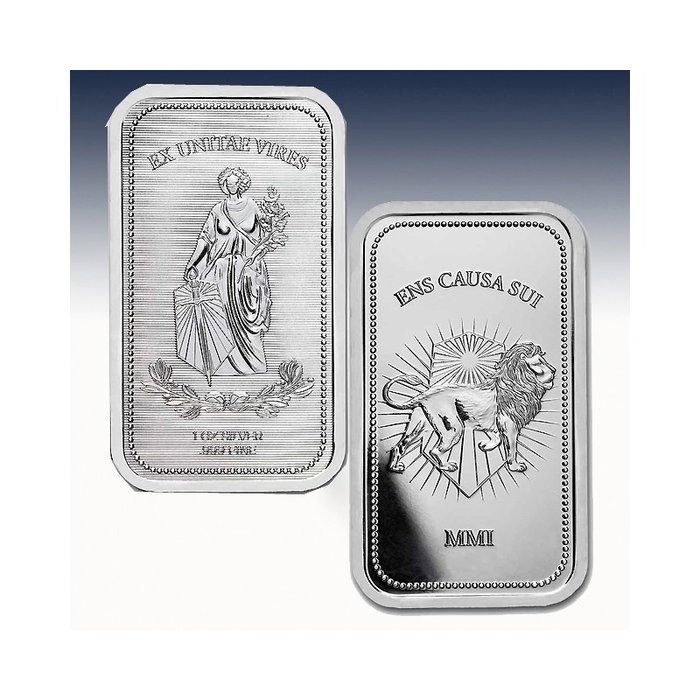 Verden. Silver Bar ND Continental Bar John Wick, 1 Oz (.999)  (Ingen mindstepris)