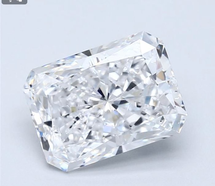 1 pcs Diamant  (Natur)  - 1.51 ct - Radiant - G - SI1 - Gemological Institute of America (GIA) - Ideelt strålende snit