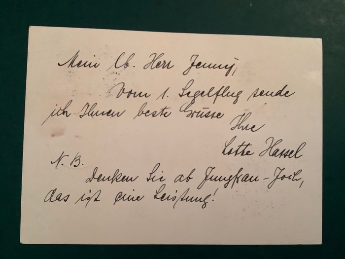 Liechtenstein 1935 - Fugle på et rigtigt første fly-luftpostbrev - Michel 145/147