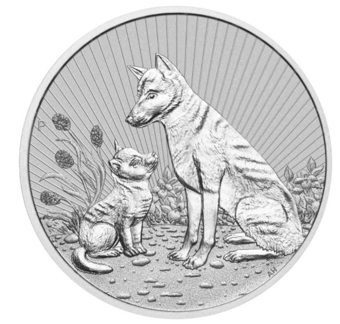 Australien 2 Dollars 2022 Next Generation Dingo 2 Oz (999)  (Ingen mindstepris)